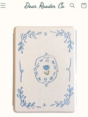 Dear Reader Co Blue Daydream Floral Kindle Cover